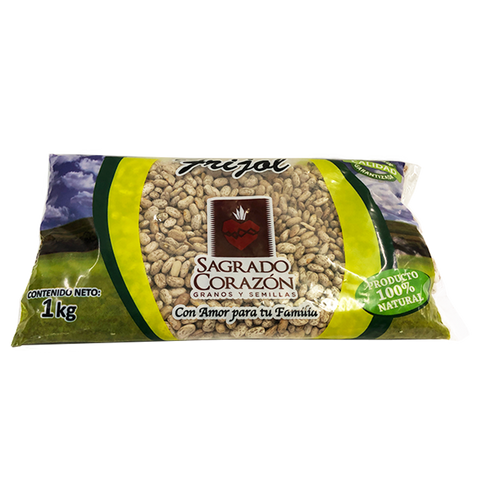 Frijol pinto embolsado Sagrado corazón 1 kg