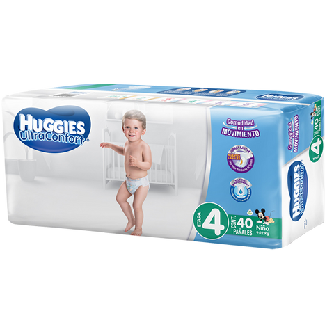 Huggies niño ultra confort t-4 40pz