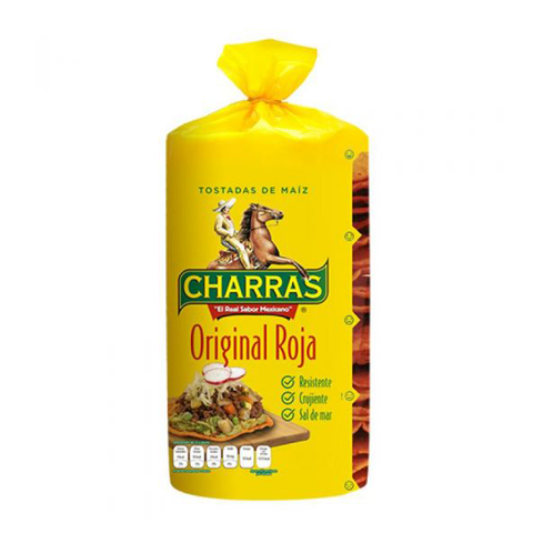 Tostadas charras rojas 300gr