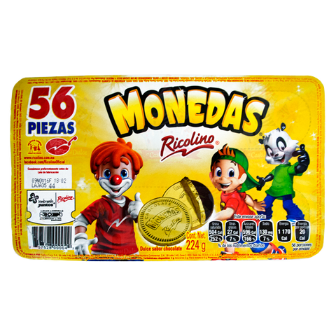 Monedas barcel blister 56pz