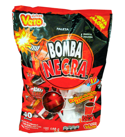 PALETA BOMBA NEGRA 24/40 VERO