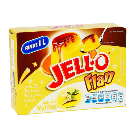 Flan jello caramelo 35gr