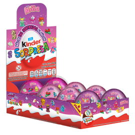 Kinder sorpresa niño 8 pzs